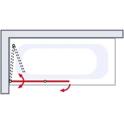 Schulte Badewannenaufsatz Einfaltbar Alpinweiß 140 X 115 Cm -Badezimmergeschäft 4060991005787 2053 6