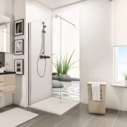 Schulte DecoDesign Duschrückwand "Zen Steine & Gras" 210 X 90 Cm