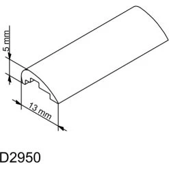 Schulte Wasserleiste Gerade Inkl. Endkappen MasterClass, Garant Und Sunny -Badezimmergeschäft 4060991015212 2053 6