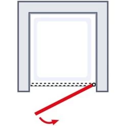 Schulte Drehtür In Nische Alexa Style 2.0 Dekor Liane 80 Cm X 192 Cm -Badezimmergeschäft 4060991015991 2053 6