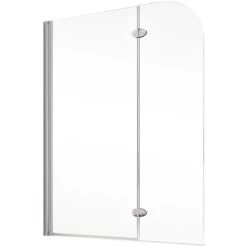 Schulte Badenwannenaufsatz Komfort Chromoptik Echtglas Klar Hell 140 Cm X 112 Cm -Badezimmergeschäft 4060991020896 2053 S 01