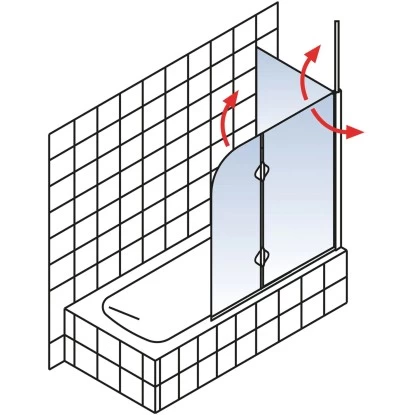 Schulte Badewannenaufsatz 2-tlg. Alu Natur Klar 140x116,4 Cm 6 Schulte Badewannenaufsatz 2-tlg. Alu Natur Klar 140x116,4 Cm – Bild 4
