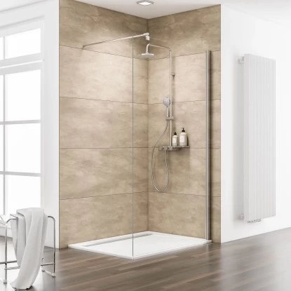 Schulte Walk In MasterClass Chromoptik Echtglas Klar Hell 3 Schulte Walk In MasterClass Chromoptik Echtglas Klar Hell