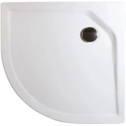 Schulte ExpressPlus Duschwanne Rund Extraflach Alpinweiß 100 X 100 Cm