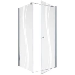 Schulte ExpressPlus Drehtür Seitenwand AlexaStyle2.0Dekor Liane 80cm -Badezimmergeschäft 4060991037535 2053 2