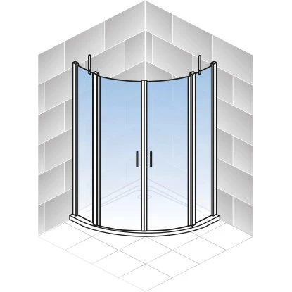 Schulte ExpressPlus Runddusche AlexaStyle2.0 Inkl. Duschwanne 80x80cm 7 Schulte ExpressPlus Runddusche AlexaStyle2.0 Inkl. Duschwanne 80x80cm – Bild 5