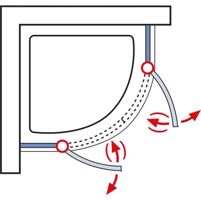 Schulte ExpressPlus Runddusche AlexaStyle2.0 Inkl. Duschwanne 80x80cm 8 Schulte ExpressPlus Runddusche AlexaStyle2.0 Inkl. Duschwanne 80x80cm – Bild 6