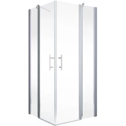 Schulte ExpressPlus Eckeinstieg AlexaStyle2.0 Alu-Natur Klar Hell 75x80cm -Badezimmergeschäft 4060991037702 2053 2