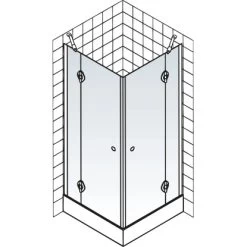 Schulte ExpressPlus Eckeinstieg 4-tlg. MasterClass Chromoptik 79,2-81,2x200cm 12 Schulte ExpressPlus Eckeinstieg 4-tlg. MasterClass Chromoptik 79,2-81,2x200cm -Badezimmergeschäft 4060991038358 2053 5