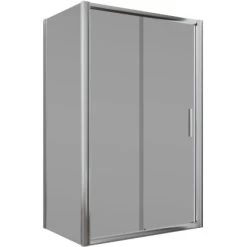 Schulte Seitenwand Für Schiebetür Kristall/Trend Chromoptik Grau Anthr. 200x90cm -Badezimmergeschäft 4060991044960 2053 2