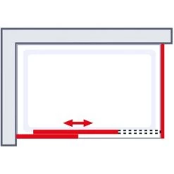 Schulte Seitenwand Für Schiebetür Kristall/Trend Chromoptik Grau Anthr. 200x90cm -Badezimmergeschäft 4060991044960 2053 4