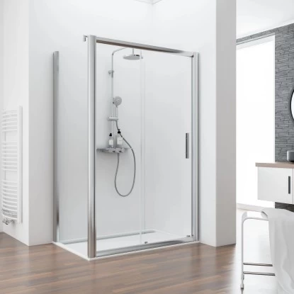 Schulte Seitenwand Für Schiebetür 2-teilig Kristall/Trend 90 Cm X 200 Cm 3 Schulte Seitenwand Für Schiebetür 2-teilig Kristall/Trend 90 Cm X 200 Cm