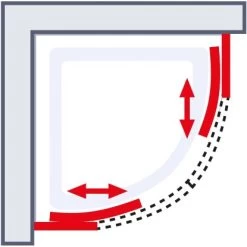 Schulte ExpressPlus Runddusche Sunny Sicherheitsglas Chromoptik 190x90x90cm 16 Schulte ExpressPlus Runddusche Sunny Sicherheitsglas Chromoptik 190x90x90cm -Badezimmergeschäft 4060991051197 2053 6