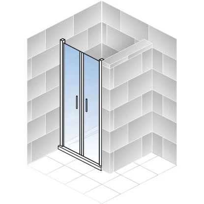 Schulte Alexa Style 2.0 Pendeltür In Nische BlackStyle 80 X 192cm 5 Schulte Alexa Style 2.0 Pendeltür In Nische BlackStyle 80 X 192cm – Bild 3