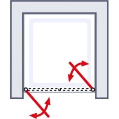 Schulte Alexa Style 2.0 Pendeltür In Nische BlackStyle 80 X 192cm 9 Schulte Alexa Style 2.0 Pendeltür In Nische BlackStyle 80 X 192cm -Badezimmergeschäft 4060991055881 2053 6