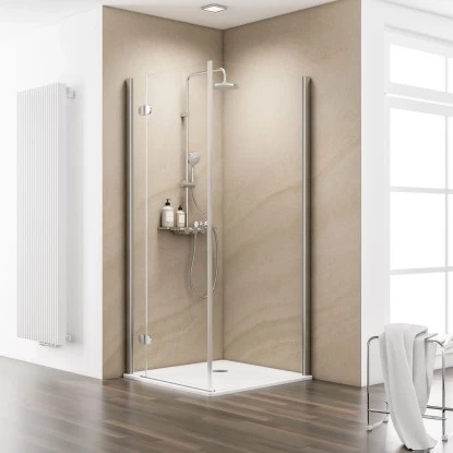 Schulte ExpressPlus Set Drehtür Seitenwand MasterClass Mit Duschwanne 200x90 3 Schulte ExpressPlus Set Drehtür Seitenwand MasterClass Mit Duschwanne 200x90