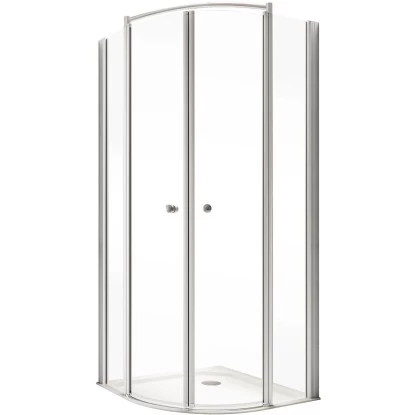 Schulte ExpressPlus Runddusche Garant Mit Duschwanne Alu Natur 200x90x90cm 4 Schulte ExpressPlus Runddusche Garant Mit Duschwanne Alu Natur 200x90x90cm – Bild 2