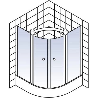 Schulte ExpressPlus Runddusche Garant Mit Duschwanne Alu Natur 200x90x90cm 7 Schulte ExpressPlus Runddusche Garant Mit Duschwanne Alu Natur 200x90x90cm – Bild 5