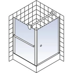 Schulte ExpressPlus Drehtür Inkl. Seitenwand Garant Alu Natur Links 200x80cm 17 Schulte ExpressPlus Drehtür Inkl. Seitenwand Garant Alu Natur Links 200x80cm -Badezimmergeschäft 4060991056161 2053 5