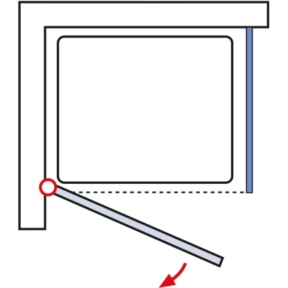 Schulte ExpressPlus Drehtür Inkl. Seitenwand Garant Alu Natur Links 200x80cm 8 Schulte ExpressPlus Drehtür Inkl. Seitenwand Garant Alu Natur Links 200x80cm – Bild 6