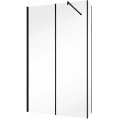 Schulte Alexa Style 2.0 Duschwand Walk In Loft 2-tlg BlackStyle 120 X 30 X 200cm -Badezimmergeschäft 4060991056741 2053 2