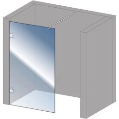 Schulte Alexa Style 2.0 Duschwand Walk In Loft 2-teilig BlackStyle 120 X 200cm -Badezimmergeschäft 4060991056758 2053 7