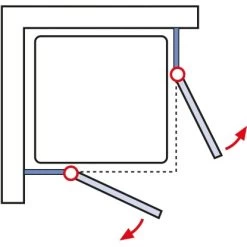 Schulte ExpressPlus Set Eckeinstieg AlexaStyle2.0 Mit Duschwanne 192x80cm -Badezimmergeschäft 4060991056994 2053 6