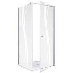 Schulte ExpressPlus Set Duschkabine Mit Drehtür AlexaStyle2.0 Mit DW 192x80cm -Badezimmergeschäft 4060991057038 2053 2