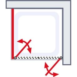 Schulte ExpressPlus Duschkabine Mit Pendeltür AlexaStyle2.0 Alu Natur 192x80cm -Badezimmergeschäft 4060991057045 2053 6