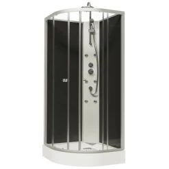 Schulte ExpressPlus Wellnesskabine Rhodos Mit Schiebetür Alu Natur 225x85x85cm 6 Schulte ExpressPlus Wellnesskabine Rhodos Mit Schiebetür Alu Natur 225x85x85cm -Badezimmergeschäft 4060991057212 2053 2