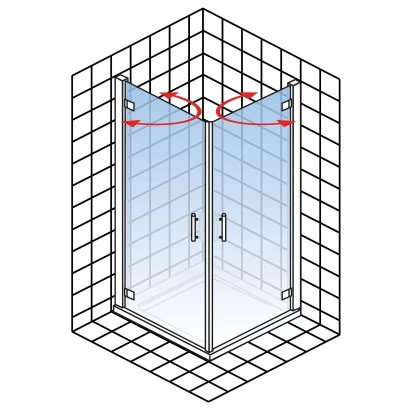 Schulte Eckeinstieg 2-teilig Toura 80 X 80 Cm 8 Schulte Eckeinstieg 2-teilig Toura 80 X 80 Cm – Bild 6