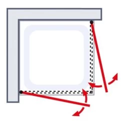 Schulte Eckeinstieg 2-teilig Toura 80 X 80 Cm 15 Schulte Eckeinstieg 2-teilig Toura 80 X 80 Cm -Badezimmergeschäft 4060991061202 2053 2 6