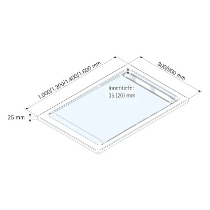 Schulte Duschwanne Rechteck Mit Rinne 90 Cm X 140 Cm Alpinweiß 5 Schulte Duschwanne Rechteck Mit Rinne 90 Cm X 140 Cm Alpinweiß – Bild 3