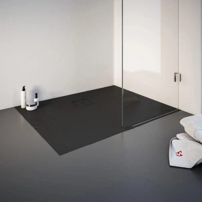 Schulte Duschwanne Mineralguss Mit Steinstruktur 800 X 1000 Mm Anthrazit 4 Schulte Duschwanne Mineralguss Mit Steinstruktur 800 X 1000 Mm Anthrazit – Bild 2