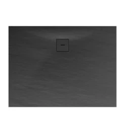 Schulte Duschwanne Mineralguss Mit Steinstruktur 800 X 1000 Mm Anthrazit