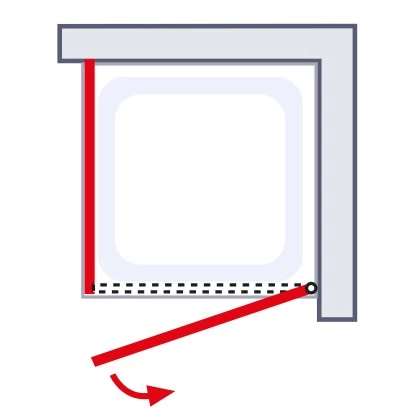 Schulte Sunny Drehtür Mit Seitenwand 80 X 90 X 180 Cm Weiß 7 Schulte Sunny Drehtür Mit Seitenwand 80 X 90 X 180 Cm Weiß – Bild 5