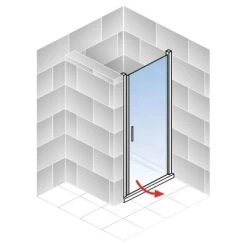 Schulte ExpressPlus Drehtür Nische AlexaStyle2.0 Depoli Light 80 X 192 Cm -Badezimmergeschäft 4060991064128 2053 8 5