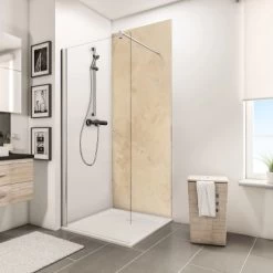 Schulte ExpressPlus DecoDesign Duschrückwand Kalkstein 210x100cm 6 Schulte ExpressPlus DecoDesign Duschrückwand Kalkstein 210x100cm -Badezimmergeschäft 4060991067822 Bild02