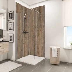 Schulte ExpressPlus DecoDesign Duschrückwand Dekor Altholz Nordsee 255 X 100 Cm -Badezimmergeschäft 4060991067983 Bild03