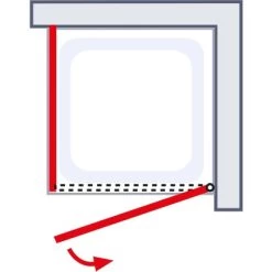 Schulte Drehtür Toura R + Seitenwand Pendelbar Schwarz 200 X 90 X 90 Cm Klar Hel 13 Schulte Drehtür Toura R + Seitenwand Pendelbar Schwarz 200 X 90 X 90 Cm Klar Hel -Badezimmergeschäft 4060991070051 2053 6