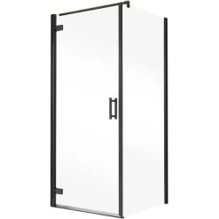 Schulte Drehtür Toura L + Seitenwand Pendel Schwarz 200 X 100 X 100 Cm Klar Hell 9 Schulte Drehtür Toura L + Seitenwand Pendel Schwarz 200 X 100 X 100 Cm Klar Hell -Badezimmergeschäft 4060991070082 2053 2