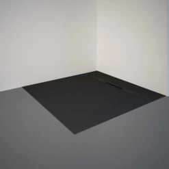 Schulte ExpressPlus Duschwanne DWM-Tecmit Steinstruktur 90 X 90 Cm Anthrazit