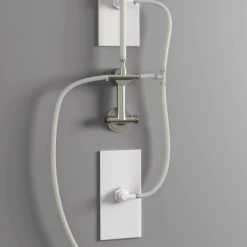 Schulte ExpressPlus Komplettdusche-Schiebetür Bali Mattschwarz 215 Cm X 115 Cm -Badezimmergeschäft 4060991074998 2053 CU 08