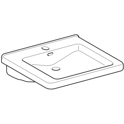 Geberit Renova Waschbecken Comfort Barrierefrei 60 Cm Mit HL Und ÜL KeraTect 5 Geberit Renova Waschbecken Comfort Barrierefrei 60 Cm Mit HL Und ÜL KeraTect – Bild 3