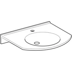 Geberit Waschbecken Publica 60 Cm Weiß Mit Hahnloch Mit Überlauf 8 Geberit Waschbecken Publica 60 Cm Weiß Mit Hahnloch Mit Überlauf -Badezimmergeschäft 4123 402060016 Perspective