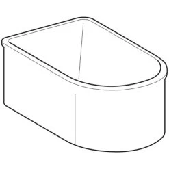 Geberit Raumsparwanne Bambini Weiß 10 Geberit Raumsparwanne Bambini Weiß -Badezimmergeschäft 4123 406010016 Perspective