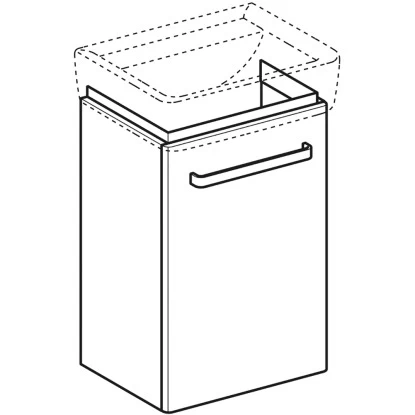 Geberit Waschbeckenunterschrank 40 Cm Renova Compact Mit 1 Tür Lichtgrau 5 Geberit Waschbeckenunterschrank 40 Cm Renova Compact Mit 1 Tür Lichtgrau – Bild 3