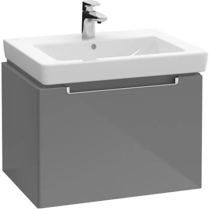Villeroy & Boch Waschbeckenunterschrank 58,7 Cm Subway 2.0 A687 Glossy Grey 3 Villeroy & Boch Waschbeckenunterschrank 58,7 Cm Subway 2.0 A687 Glossy Grey