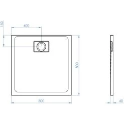 Ottofond Duschwanne Pearl 80 Cm X 80 Cm Weiß 11 Ottofond Duschwanne Pearl 80 Cm X 80 Cm Weiß -Badezimmergeschäft 416352 3209 Pearl800x800 5