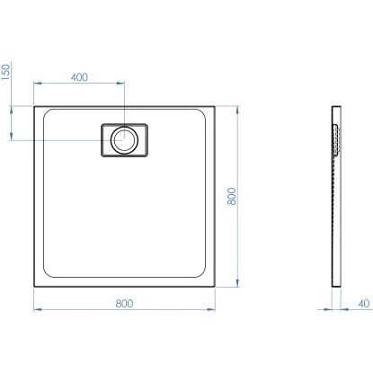 Ottofond Duschwanne Pearl 80 Cm X 80 Cm Weiß 7 Ottofond Duschwanne Pearl 80 Cm X 80 Cm Weiß – Bild 5